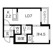 welina南郷16の間取り画像