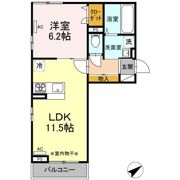 DーROOM新中道の間取り画像