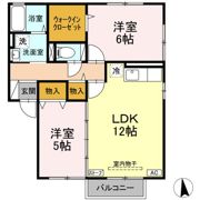 セジュール目長田 Ⅱの間取り画像