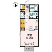 クワトロ ヤナギノ Cの間取り画像
