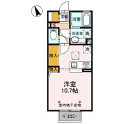 クワトロ ヤナギノ Dの間取り画像