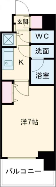 ソルテラスOSAKA EAST GATEの間取り画像