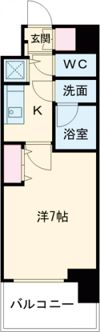 ソルテラスOSAKA EAST GATEの間取り画像