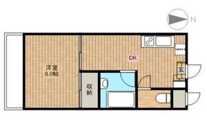 オーディンヴィラの間取り画像