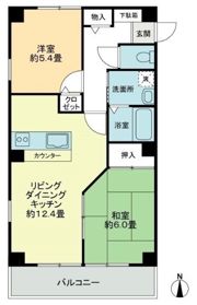 フォブールタウン成合Cの間取り画像