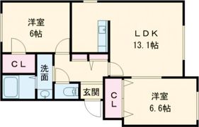 サニーハウス若草の間取り画像