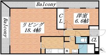 ベルトピア西明石Ⅲの間取り画像