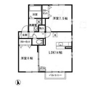 ロイヤルガーデン大野 Gの間取り画像