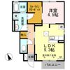 コーポ陽だまり Bの間取り画像