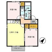 ディアコート ABCの間取り画像