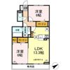 けやき 弐番館の間取り画像