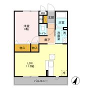 サンモールBの間取り画像