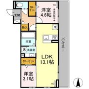 アグレアーブルの間取り画像