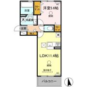 サニーフラット松江の間取り画像
