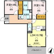 エストの間取り画像