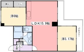 インタービレッジ広畑の間取り画像