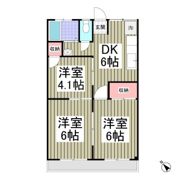 井上ハイツ 相模原の間取り画像
