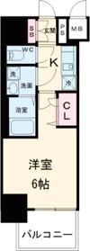 レジュールアッシュ神戸VIVANTの間取り画像