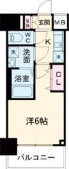 レジュールアッシュ神戸VIVANTの間取り画像