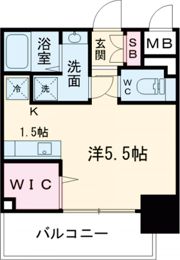 レジュールアッシュ神戸VIVANTの間取り画像