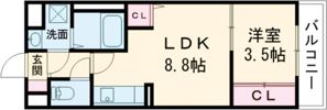 ラルヴェールⅢの間取り画像