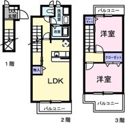 プレジオス Aの間取り画像
