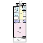 アンジュ ド ボヌール 香里園の間取り画像