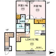 ロイヤルステージ上福原の間取り画像