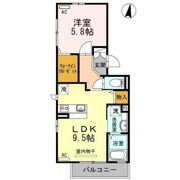 ウィルコート小郡給領町 C・D C棟の間取り画像