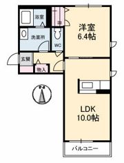 シャーメゾンフェアリー Ⅲ棟の間取り画像