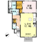 アリエッタ秋根の間取り画像