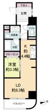 ウェルブライト博多ステーションの間取り画像