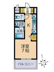 ビレッジ九大前の間取り画像