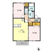 オーチャードテラスの間取り画像