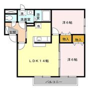 グランメールキヨミの間取り画像