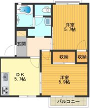 グリーンフレグランスS＆Sの間取り画像