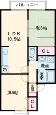 アゼリア桂川の間取り画像