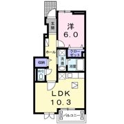 レディバードポイントBの間取り画像