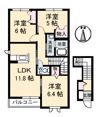 レジデンス原尾島 D棟の間取り画像