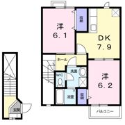 カーサ・アミーゴの間取り画像