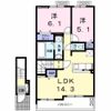 プラシードⅡ B棟の間取り画像
