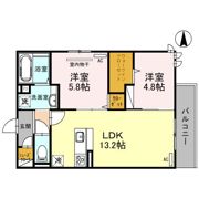 SPECIALE（スペチアーレ）沢良宜西の間取り画像