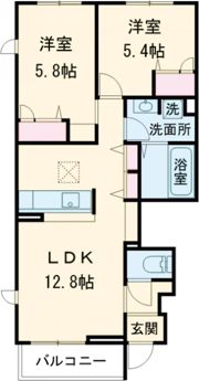 パークガーデン シャルドンの間取り画像