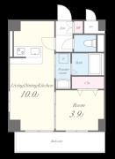 フルール天神の間取り画像