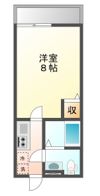 フラッティ上七軒の間取り画像