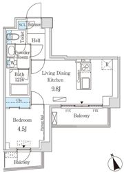 インスタイルレジデンス本駒込の間取り画像