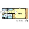 アムール吉田中大路の間取り画像