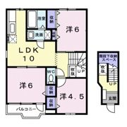シャンドフル－ルⅡの間取り画像