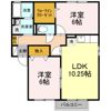 コーポ上野Ⅲ ABの間取り画像
