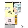 ヒルズ飯田の間取り画像